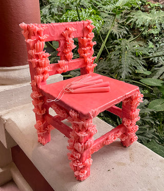 Flores Altar Chair Sculpture  – Rosa