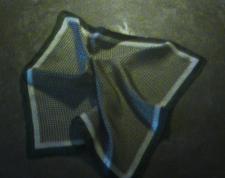 By Madre Signature Mini Blurry Check Scarf 45 x 45